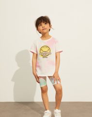 22G3-008 H&M Printed T-shirt - Áo thun bé gái