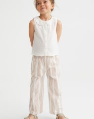 22G3-009 H&M Collared Blouse - Áo thun bé gái