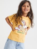 22S1-008 H&M Printed T-shirt - 4-6 tuổi