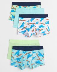 22S1-145 H&M 5-pack Boxer Shorts - 6-8 tuổi