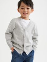 22S1-117 H&M Fine-knit Cotton Cardigan - Áo Khoác - Áo lạnh - Áo len bé trai