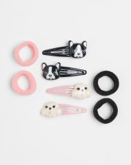 22S1-092 H&M Hair Elastics and Clips - 18-24 tháng