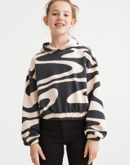 22S1-078 H&M Oversized Hoodie - Áo khoác - Áo lạnh - Áo len bé gái