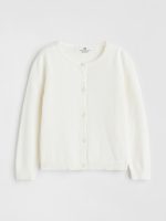 22S1-061 H&M Fine-knit Cotton Cardigan - Áo khoác - Áo lạnh - Áo len bé gái