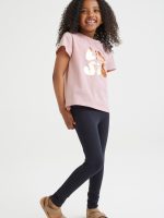22S1-051 H&M 2-piece Cotton Jersey Sibling Set - Đồ bộ cho bé gái