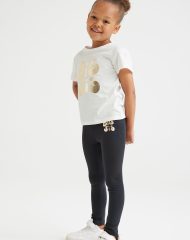 22S1-050 H&M 2-piece Cotton Jersey Sibling Set - Đồ bộ cho bé gái