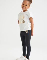 22S1-050 H&M 2-piece Cotton Jersey Sibling Set - 4-6 tuổi