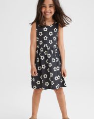 22S1-033 H&M Patterned Jersey Dress - 4 tuổi