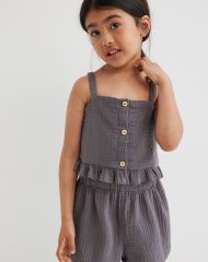 22S2-002 H&M 2-piece Cotton Set - 8 tuổi