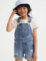 22S2-003 H&M Comfort Stretch Overall Shorts - Quần short, quần lửng bé gái