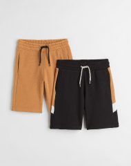 22S2-033 H&M 2-pack Sweatshorts - Từ 14 tuổi trở lên