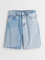22S2-028 H&M Loose Fit Denim Shorts - Quần short, quần lửng bé trai