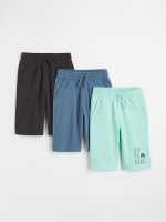 22S2-036 H&M 3-pack Sweatshorts - 10-12 tuổi