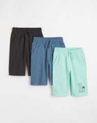 22S2-036 H&M 3-pack Sweatshorts - Quần short, quần lửng bé trai