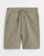 22S2-025 H&M Cotton Twill Shorts - 8-10 tuổi