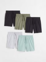22S2-020 H&M 5-pack Cotton Jersey Shorts - BÉ TRAI