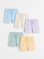 22S2-019 H&M 5-pack Cotton Jersey Shorts - BÉ TRAI