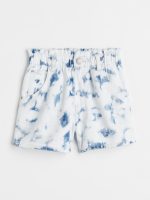 22S2-007 H&M Cotton Denim Paper-bag Shorts - Quần short, quần lửng bé gái