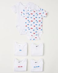 18Y2-078 H&M 6-pack short-sleeved bodysuits - 2 tuổi
