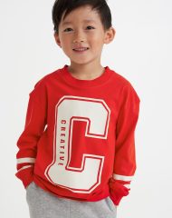 22S3-029 H&M Cotton Jersey Shirt - Áo thun bé trai
