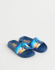 22S3-053 H&M Printed Pool Shoes - 10-12 tuổi