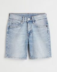 22S3-048 H&M Slim Fit Denim Shorts - 13-14 tuổi