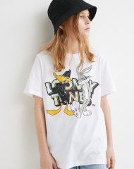 22S3-039 H&M Printed T-shirt - 12-14 tuổi