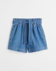 22S3-017 H&M Belted Twill Shorts - Từ 14 tuổi trở lên