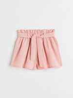 22S3-007 H&M Linen-blend Shorts - Quần short, quần lửng bé gái
