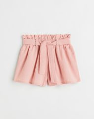 22S3-007 H&M Linen-blend Shorts - BÉ GÁI