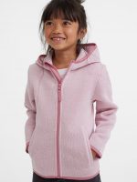 23M1-003 H&M Hooded Fleece Jacket - Áo khoác - Áo lạnh - Áo len bé gái
