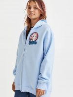 23M1-005 H&M Oversized Printed Hooded Jacket - Áo khoác - Áo lạnh - Áo len bé gái