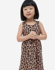 23A1-023 H&M Patterned Cotton Dress - 6-8 tuổi