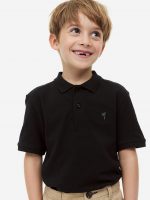 23A1-043 H&M Cotton Pique Polo Shirt - Áo thun bé trai