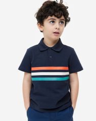 23A1-041 H&M Cotton Polo Shirt - 2-4 tuổi