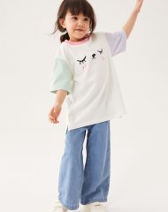 23A2-001 H&M Printed T-shirt - 6-8 tuổi