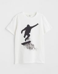 23A2-044 H&M Cotton jersey T-shirt - 10-12 tuổi