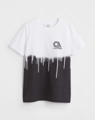 23A2-043 H&M Printed T-shirt - 11-12 tuổi