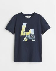 23A2-042 H&M Printed T-shirt - 12-14 tuổi