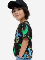 23A2-033 H&M Printed T-shirt - Áo thun bé trai