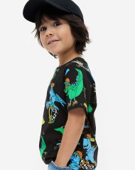 23A2-033 H&M Printed T-shirt - 8 tuổi