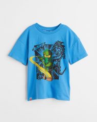 23Y1-024 H&M Printed T-shirt - 4-6 tuổi