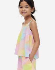 23Y2-006 H&M Sleeveless Cotton Top - Áo thun bé gái