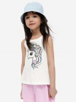 23Y2-029 H&M 2-piece Cotton Set - Đồ bộ cho bé gái