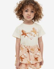 23Y2-034 H&M 2-piece Printed Set - 6-8 tuổi