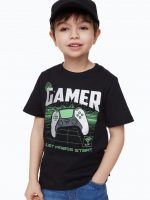 23Y2-070 H&M Cotton T-shirt - Áo thun bé trai
