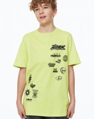 23Y2-126 H&M Printed cotton T-shirt - 12-14 tuổi