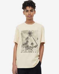 23Y2-121 H&M Printed cotton T-shirt - 9-10 tuổi