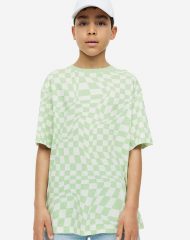 23Y2-130 H&M Printed Jersey T-shirt - 8 tuổi