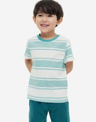 23Y2-111 H&M 2-piece Cotton Set - Đồ bộ cho bé trai